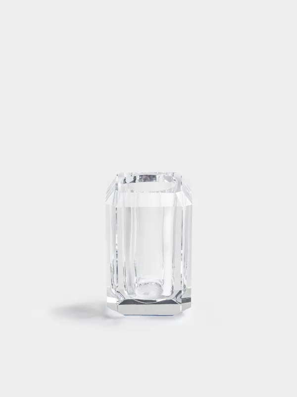 Стакан для ванной комнаты, 11 см, Грани, Shower Crystal Glance, image-0
