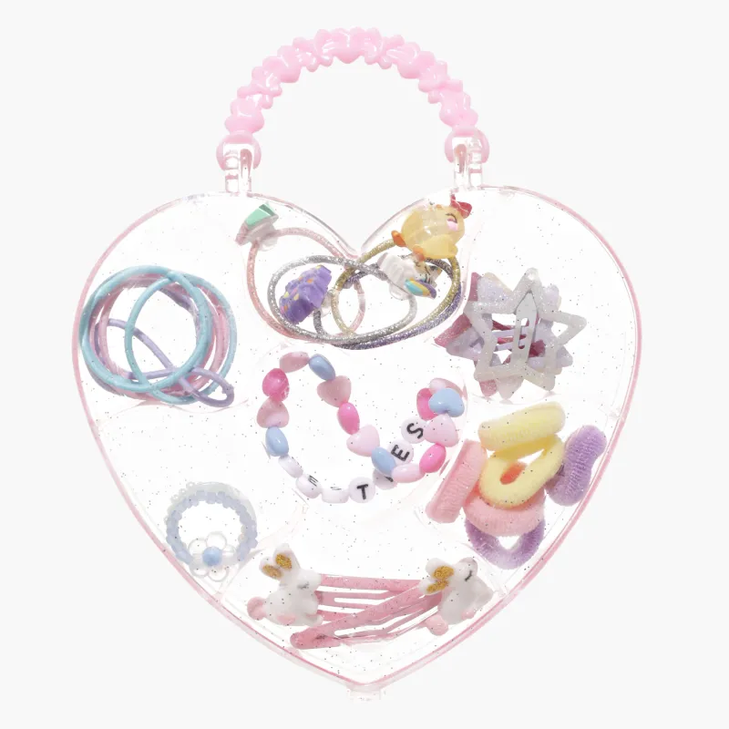 Набор украшений, детский, 12х16 см, в футляре, пластик/металл, Views kids , image-0