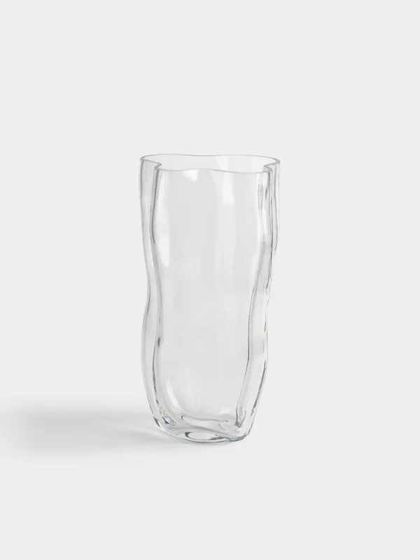 Ваза для цветов, 30 см, Мятый эффект, Crumple, image-0