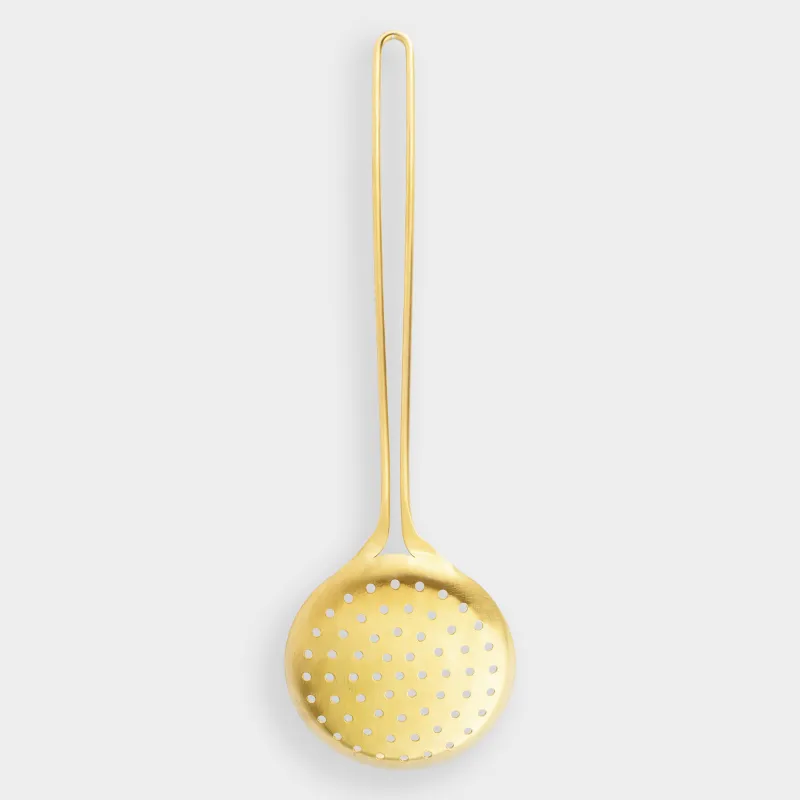 Шумовка, 37 см, сталь, золотистая, Device gold