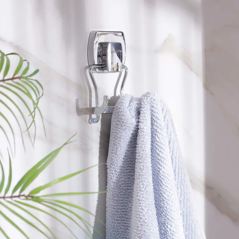 Крючок, 13х9 см, 2 отд, на вакуумной присоске, металл/пластик, Method, image-3