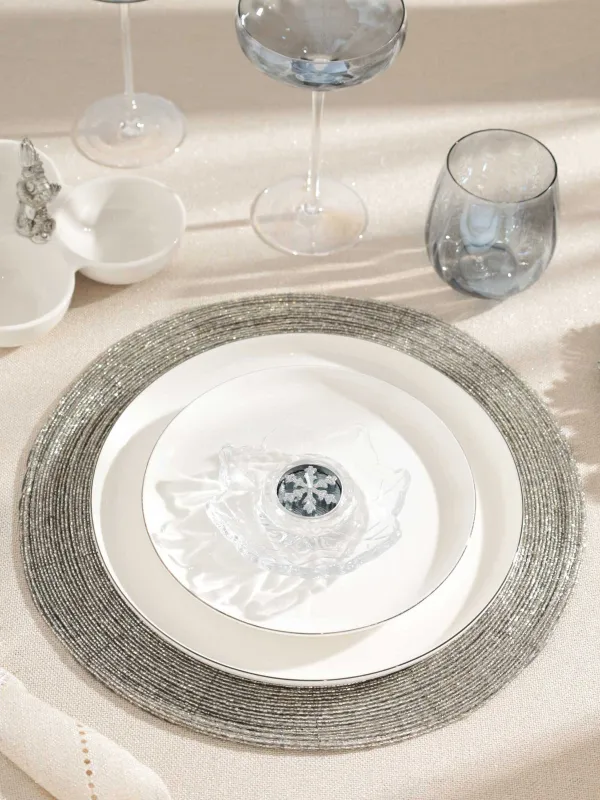 Салфетка под приборы, 36 см, из бисера, Shiny beads, image-3
