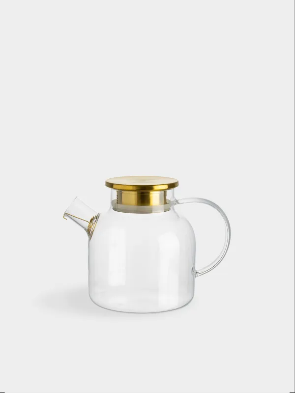 Чайник заварочный, 1,2 л, Classic gold, image-0