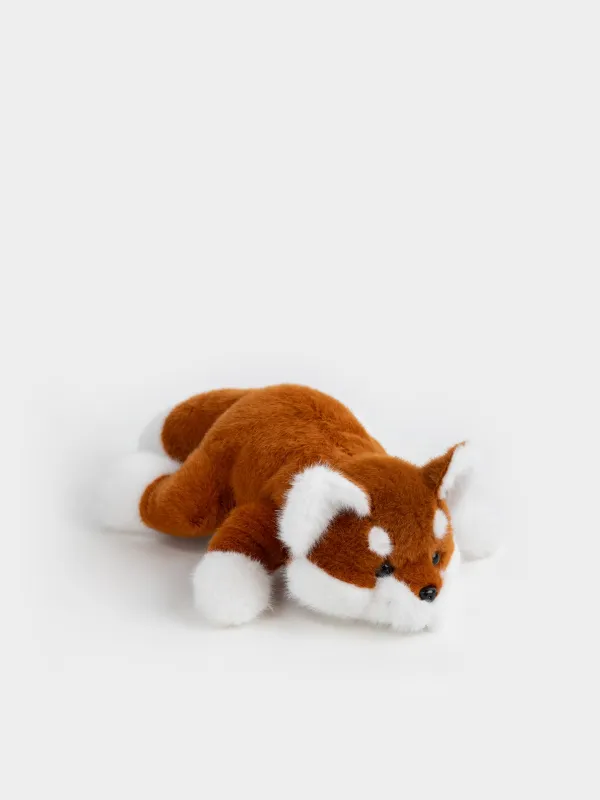 Игрушка, 46 см, мягкая, полиэстер, оранжево-белая, Лиса, Forest animals, image-0