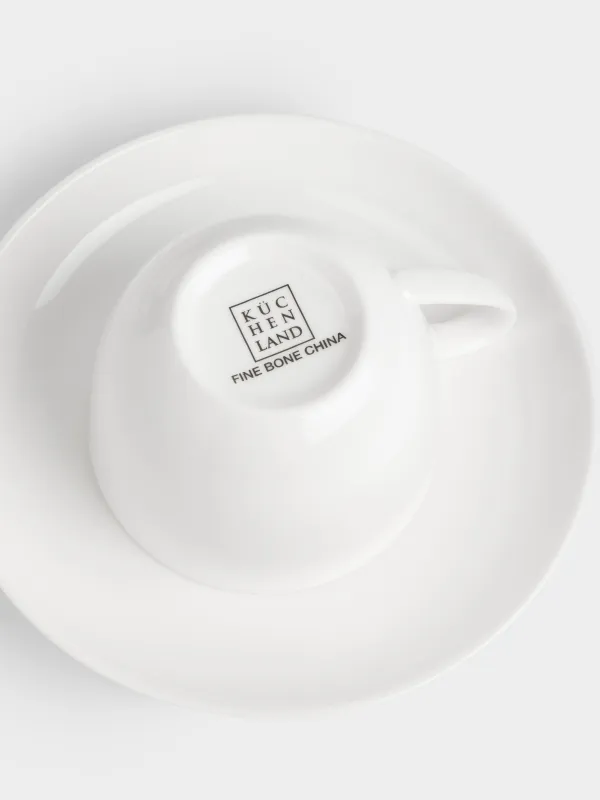 Пара чайная, 2 перс, 4 пр, 270 мл, фарфор F, белая, Ideal white, image-3