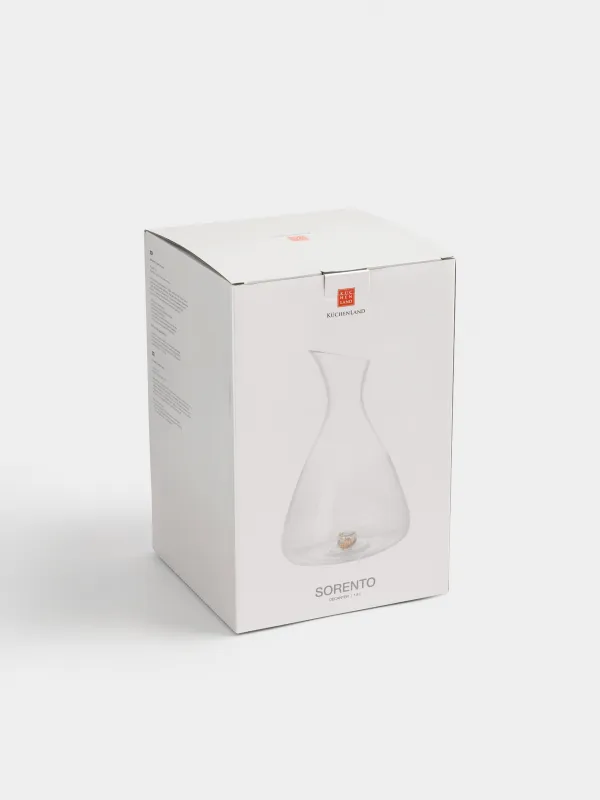 Декантер, 1,2 л, кристальное стекло, Янтарный шар, Sorento globular, image-3