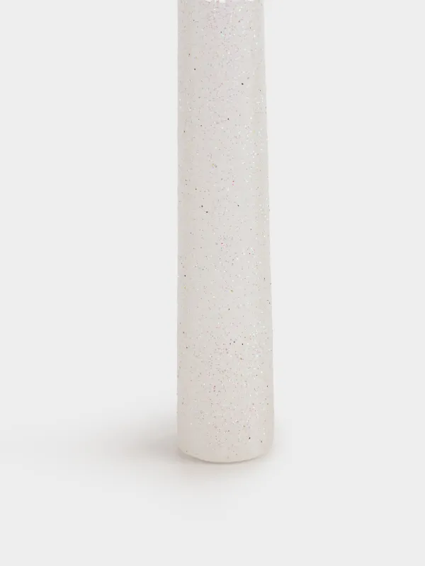 Свеча, 25 см, тонкая, с блестками, Sparkly candle, image-2
