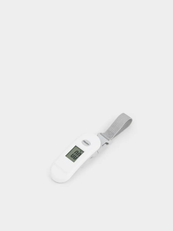 Весы для багажа, 10х16 см, электронные, пластик, белые, Travel, image-1