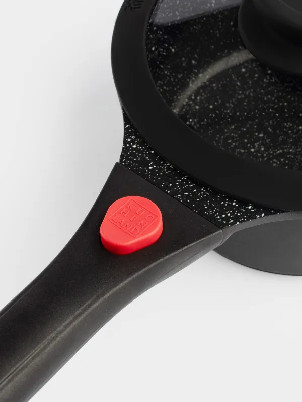 Ковш, 16 см, 1,5 л, с крышкой, съемная ручка, с покрытием, алюминий, Solution Red 2, image-7