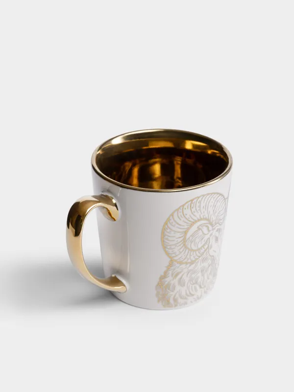 Кружка, 500 мл, Баран, Sheep gold, image-1