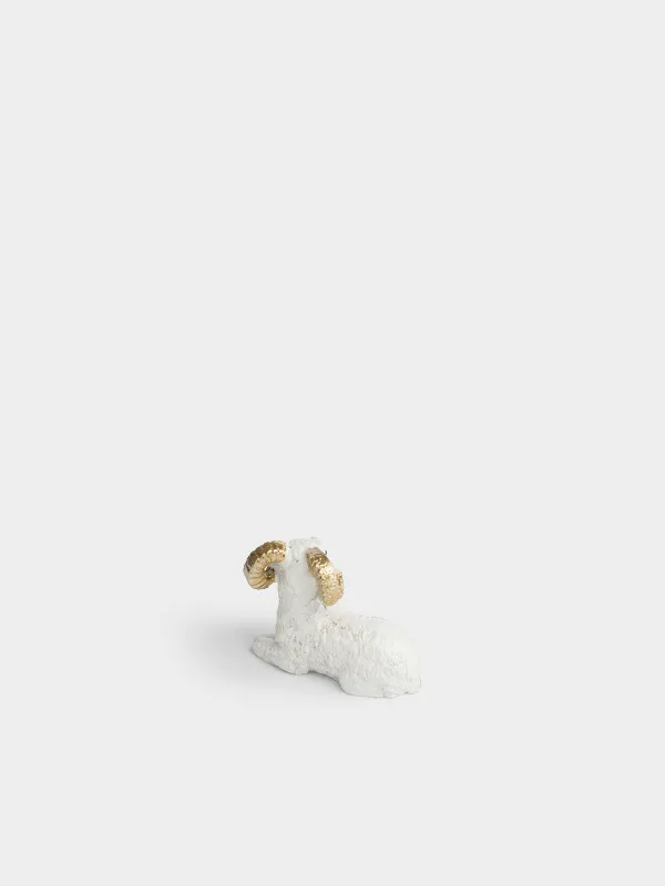 Статуэтка, 6х5 см, Баран, Sheep gold, image-2