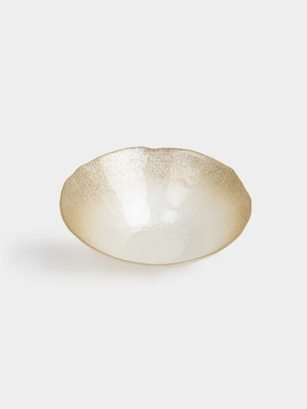 Салатник, 23х8 см, 1,1 мл, стекло, золотистый, Antares, image-1