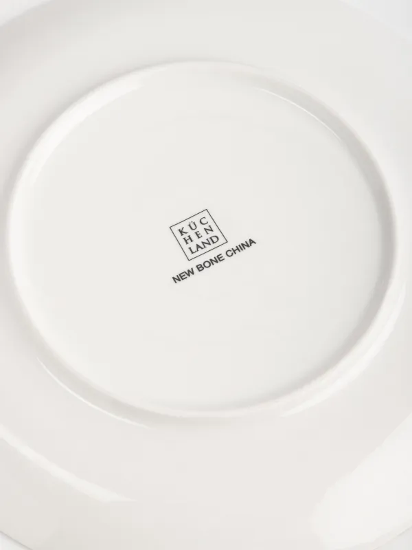 Тарелка обеденная, 27 см, Серые цветы, Watercolor, image-5