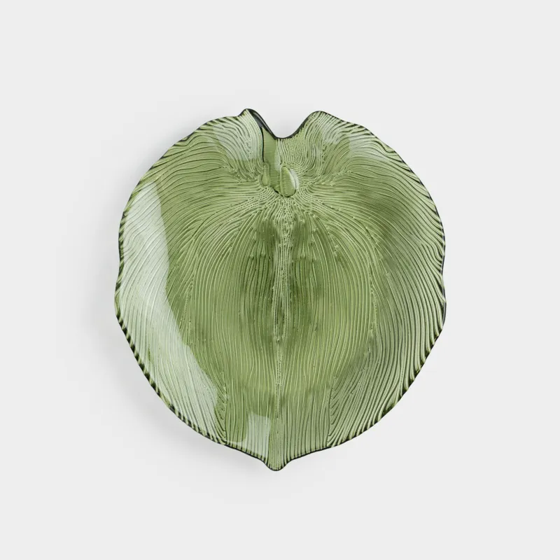 Блюдо, 25х23x3 см, Лист, Hosta