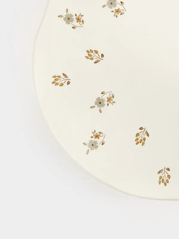 Блюдо на ножке, 24х7 см, Винтажные цветы, La flore, image-3