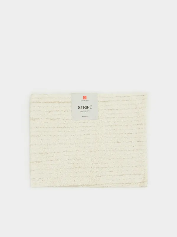 Коврик, 50x80 см, хлопок, бежевый, Stripe, image-5