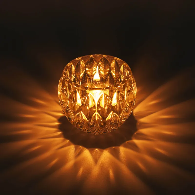 Подсвечник, 8 см, для чайной свечи, стекло Р, Ridi, image-4