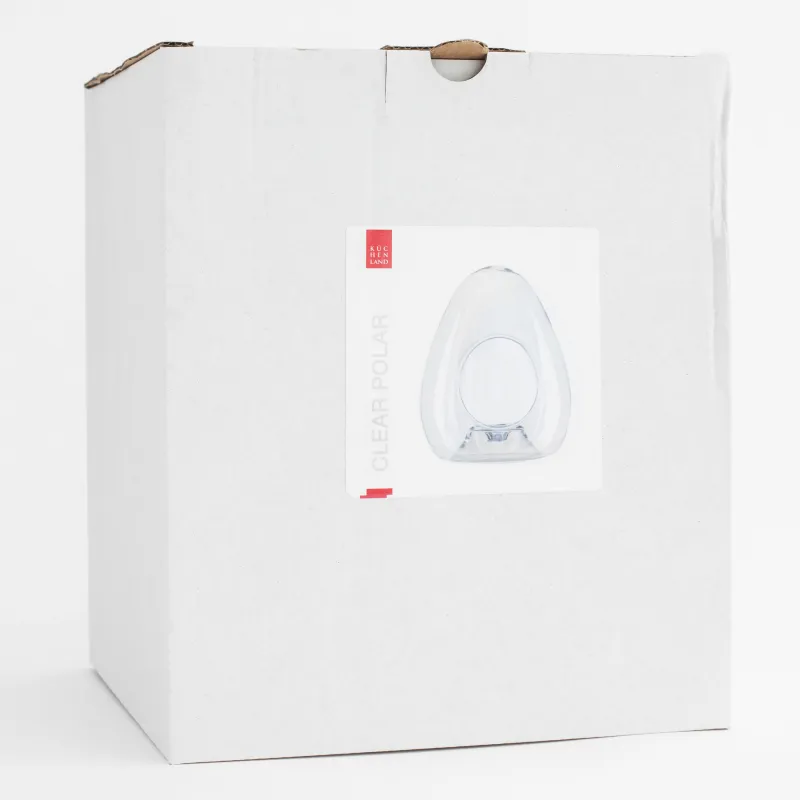 Конфетница, 17х23 см, стекло, перламутр, Яйцо, Clear polar, image-5