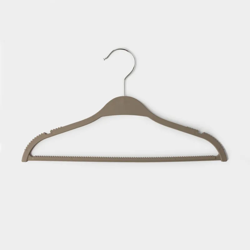 Вешалка-плечики, 32 см, 5 шт, детская, пластик с покрытием, мокко, New house