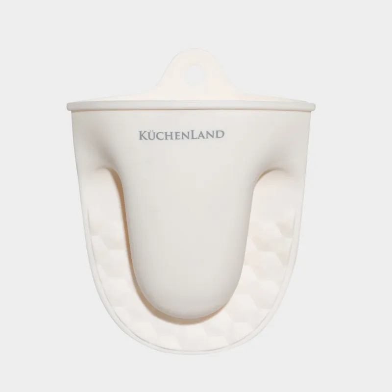 Прихватка, 15 см, силикон, бежевая, Мини, Assist