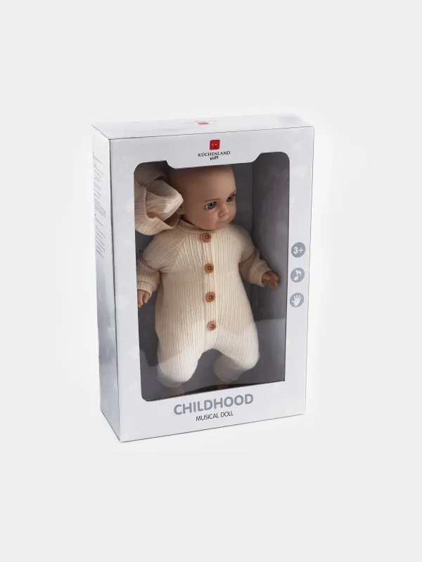 Кукла, 35 см, музыкальная, Пупс в одежде, Childhood, image-5