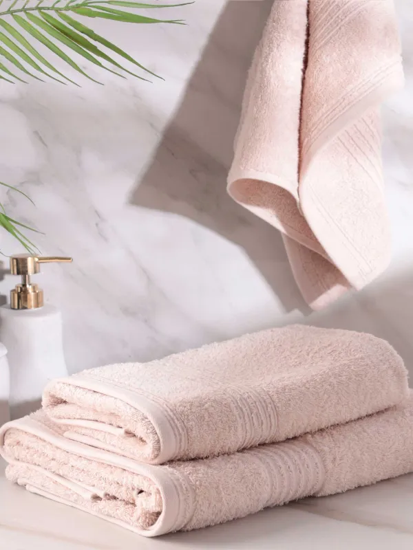 Комплект полотенец, 40х60/50х90/70х140 см, 3 шт, хлопок, бежевый, Natural cotton, image-6