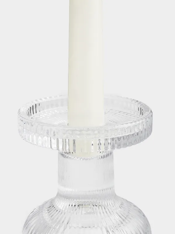 Подсвечник, 11 см, для тонкой/цилиндрической свечи, Ribedic, image-6