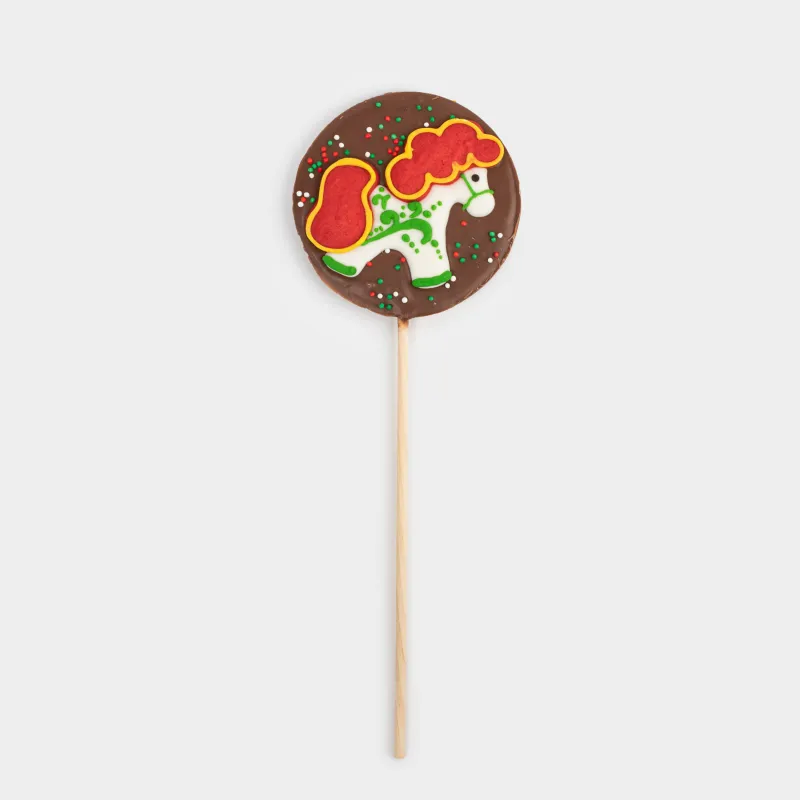 Шоколад, 35 гр, молочный, на палочке, Новогоднее настроение, Sweet life