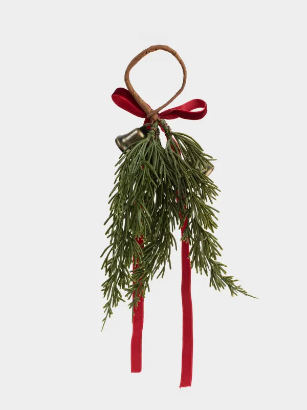 Кольцо для салфеток, 5 см, пластик/металл, Ель с колокольчиками, Conifer bell, image-2