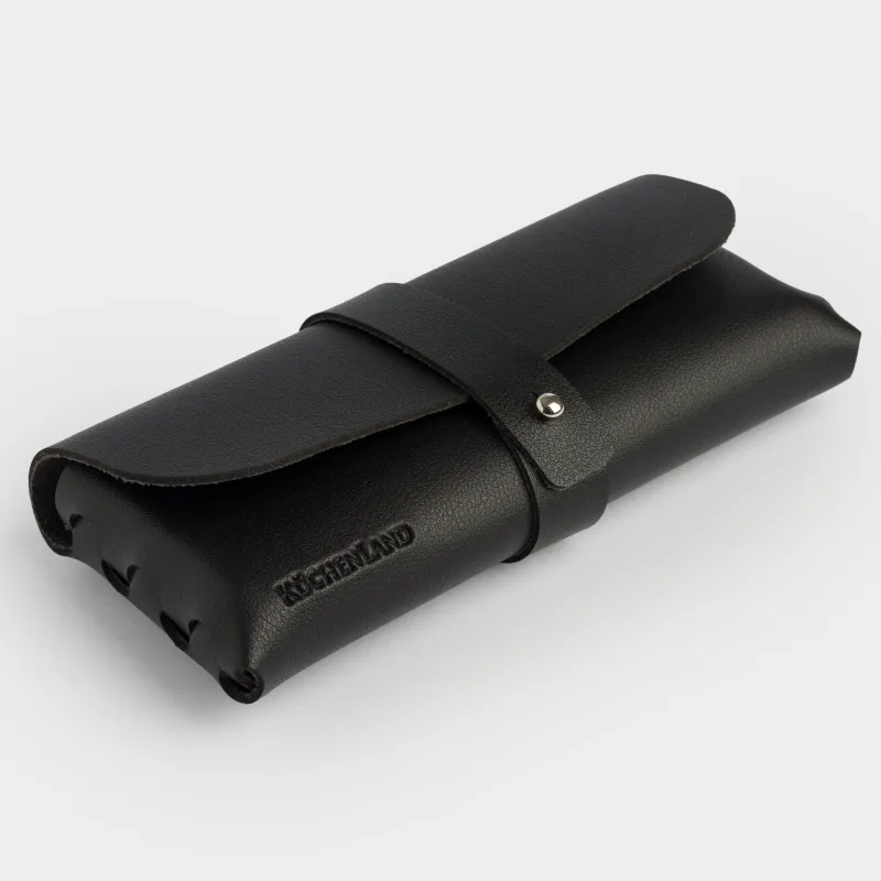 Органайзер для таблеток, 17х8 см, с чехлом, искусственная кожа/пластик, черный, Compact black, image-7