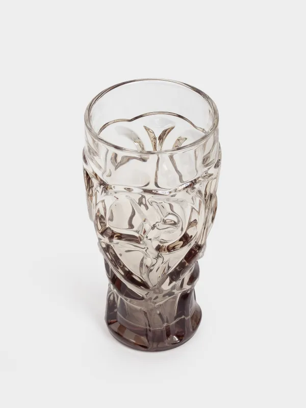 Стакан, 15 см, 270 мл, стекло Р, серый градиент, Узоры, Gala, image-3