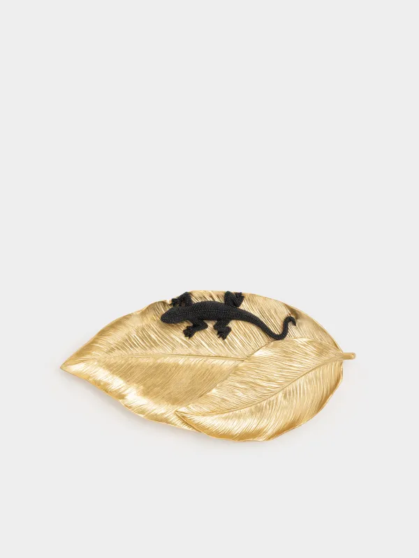 Блюдо декоративное, 27х13 см, Черная ящерица, Paradise garden, image-2