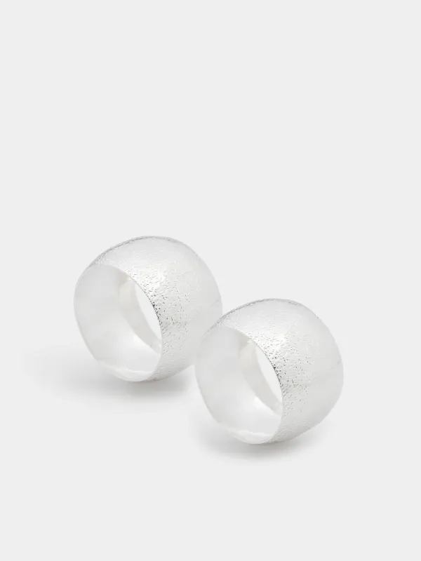 Кольцо для салфеток, 5 см, 2 шт, металл, серебристое, Кольцо, Fantastic R, image-0