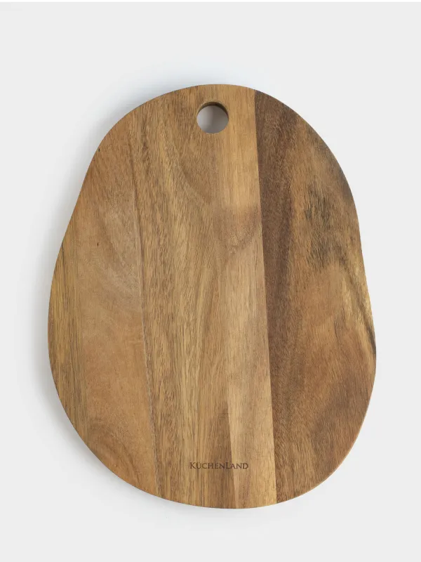 Доска разделочная, 30x23 см, дерево, Noble tree, image-0