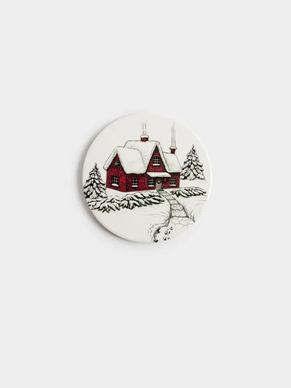 Подставка под кружку, Дом в лесу, Forest house, image-0