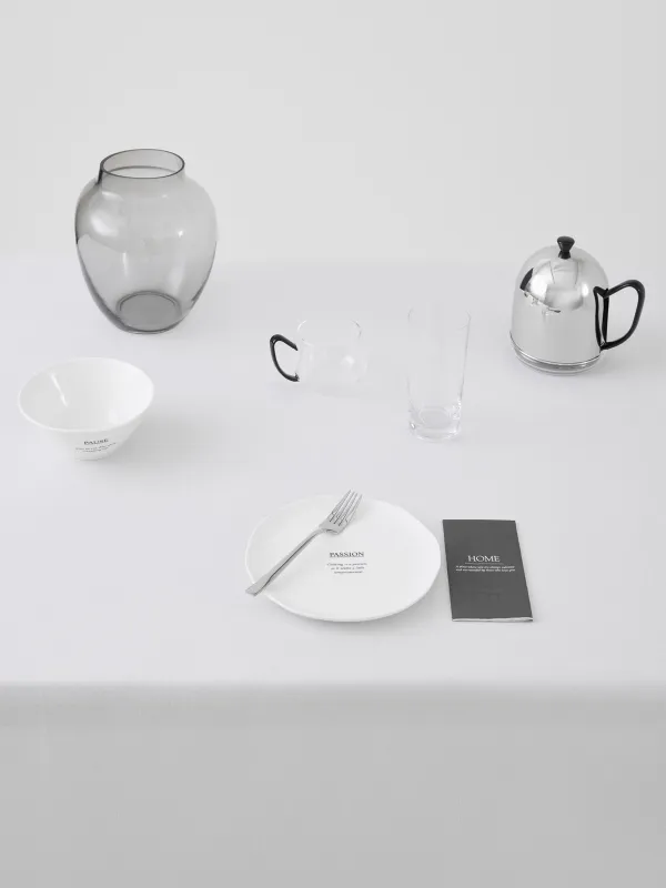 Скатерть, 170х250 см, полиэстер, бело-серая, Milky way, image-1