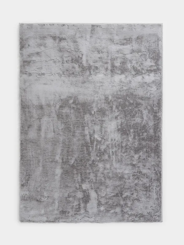 Ковер, 150х210 см, искусственный мех, светло-серый, Monotone, image-0