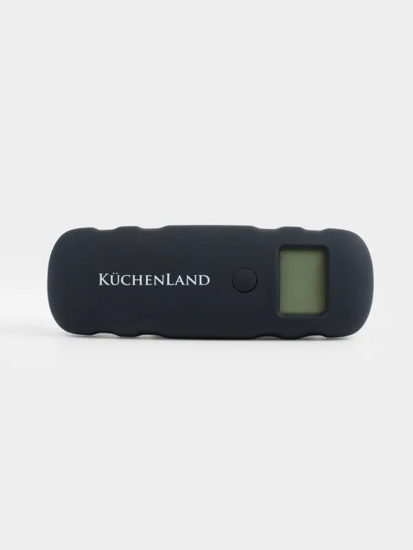 Весы для багажа, 12 см, электронные, пластик, черные, Travel, image-0