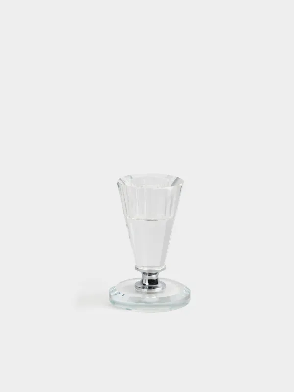 Подсвечник, 8 см, для тонкой свечи, Lux crystal, image-0