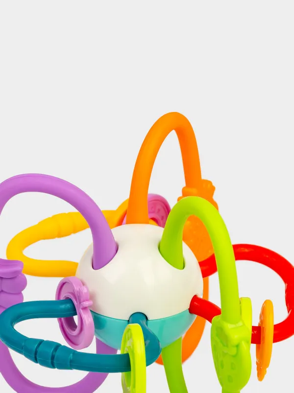 Игрушка-прорезыватель, 11х10 см, силикон/пластик, Kiddy, image-3