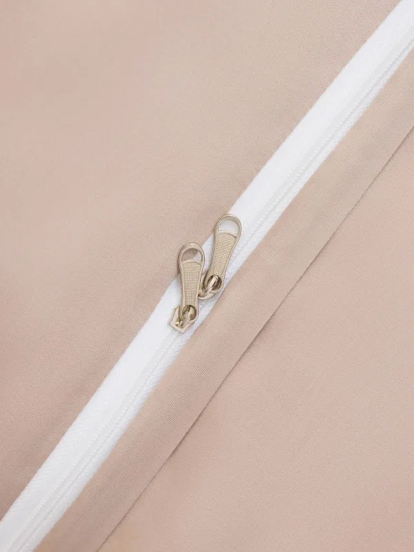 КПБ евро, тенсель 300 ТС, молочно-бежевый, Ветви, Tencel, image-3