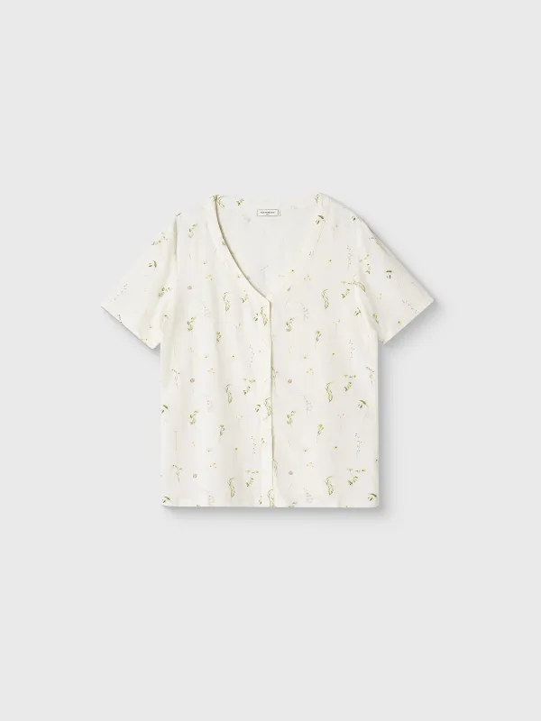 Рубашка женская, с коротким рукавом, Amina, image-4