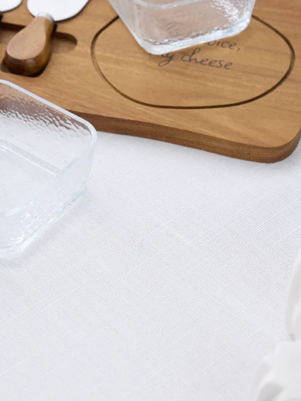 Скатерть, 170х250 см, полиэстер, белая, White lurex, image-3