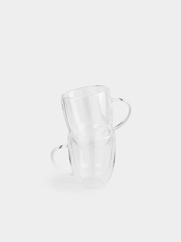 Набор чайный, 2 перс, 3 пр, стекло Б/сталь, золотистый, Air, image-5