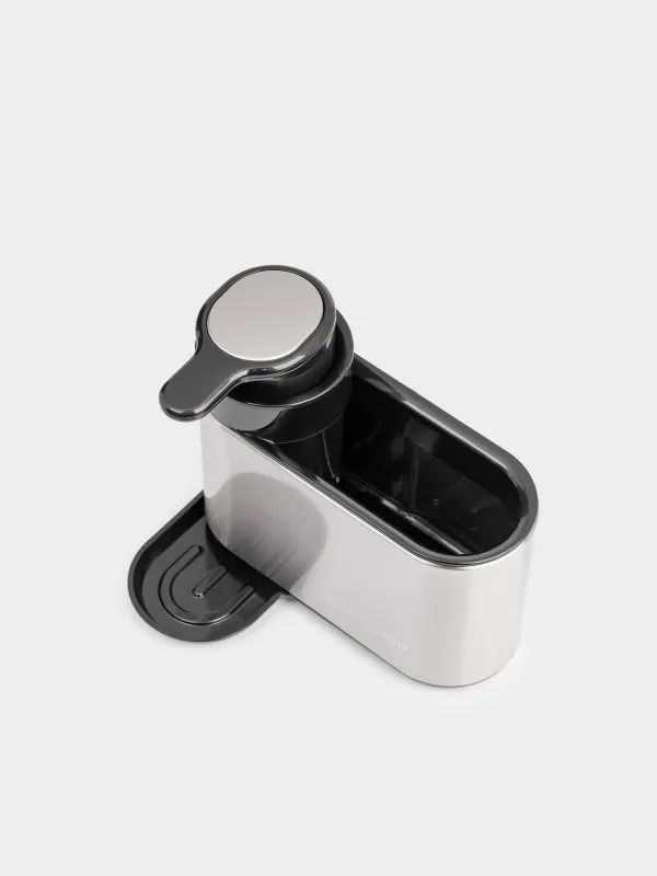 Диспенсер для моющего средства, 250 мл, органайзер, сталь/пластик, Classic, image-2