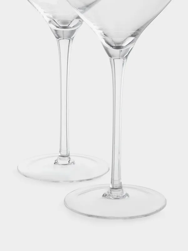 Бокал для белого вина, 400 мл, 2 шт, кристальное стекло, Charm L wavy, image-2