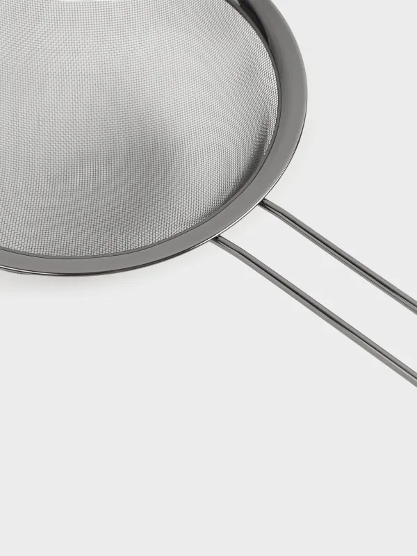 Сито, 8 см, с ручкой, сталь, темно-серое, Titanium, image-4