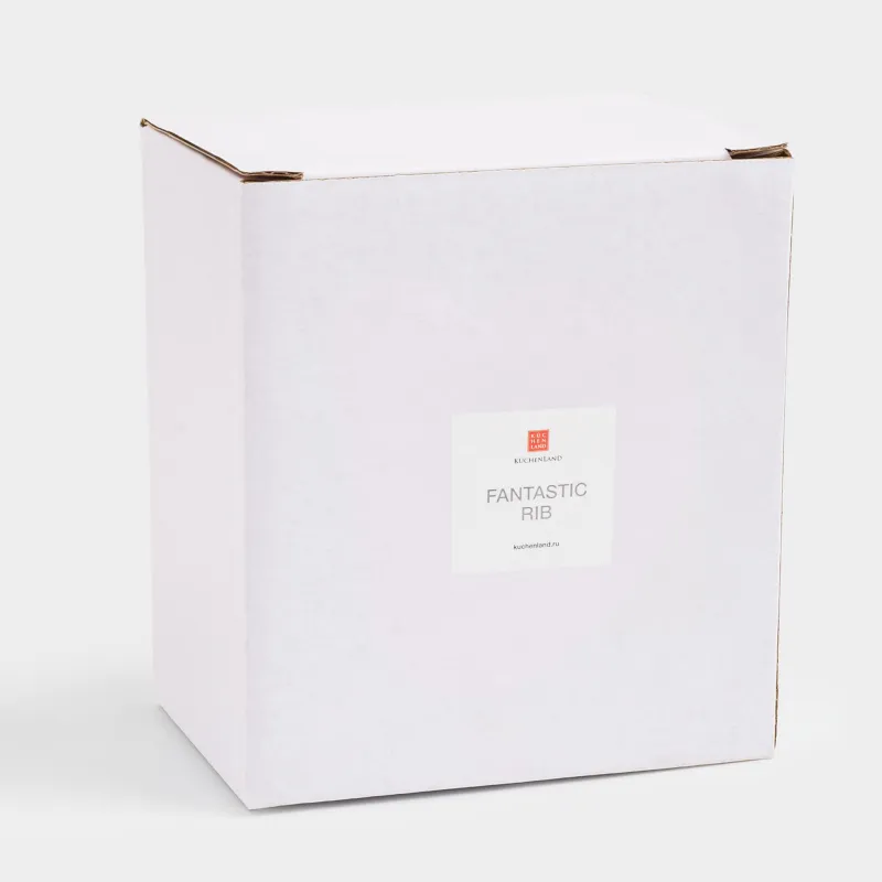 Блюдо на ножке, 14х20 см, стекло Р/металл, серебристое, Fantastic rib, image-4