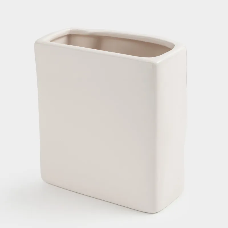 Подставка для косметических кистей, 13 см, керамика, молочная, Фрагмент лица, Face, image-3