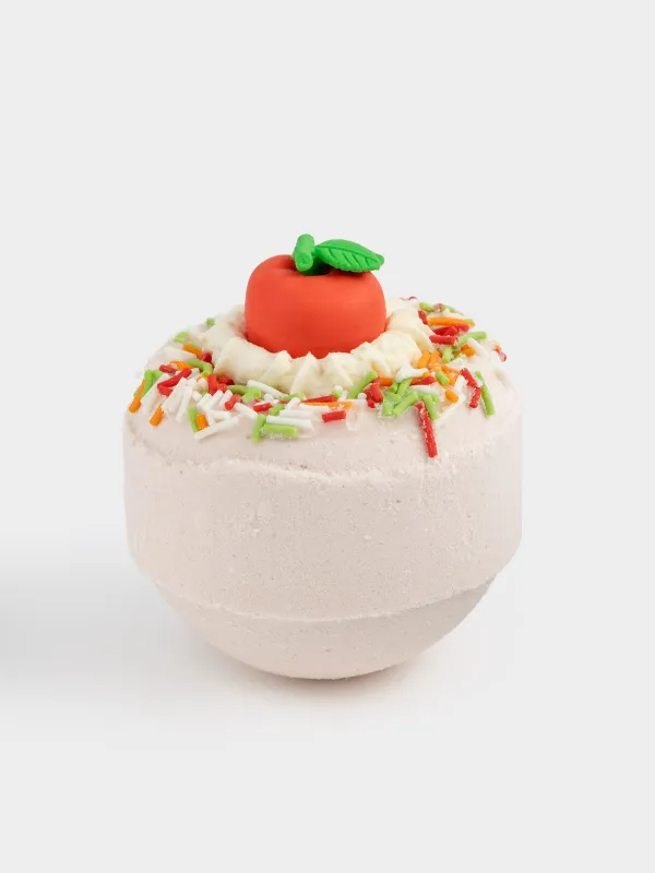 Бомбочка для ванны, 130 гр, с игрушкой, розовая, Яблоко, Fruits spa, image-2